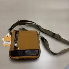 ブラウンショルダーバッグ キャンバス