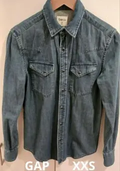 GAP　デニムシャツ　メンズ　XXS