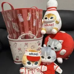 ラウンドワン限定 mofusand ぬいぐるみ　パペット　収納バケット mofusand ラウンドワン限定 ぬいぐるみ パペット 収納バケット | Mercari