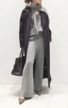 【タグ付未使用品】 L'Appartement KNIT PANTS グレー