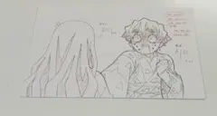 鬼滅の刃 線画 ポストカード 我妻善逸 竈門禰豆子 無限列車編 ④