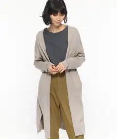 KOLE ロングカーディガン ベージュのサムネイル