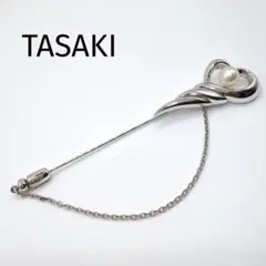 タサキ 本真珠 アコヤ真珠 パール6.9mm SV925 ブローチ ピンバッジ