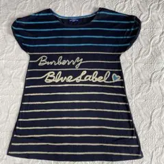 BURBERRY BLUE LABEL ボーダー チュニック 半袖　サイズ38のサムネイル