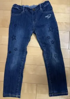 メゾピアノ　デニムパンツ　裏起毛【130】