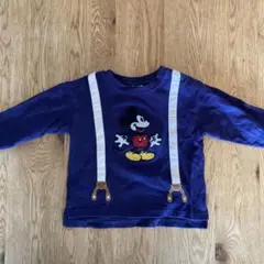 プティマインミッキーマウスのロンT サイズ90