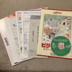 サピックス　ピグマキッズ　1年生　1年分セット 通信教育ピグマキッズくらぶを小1から7か月間受講した感想 - えみまま