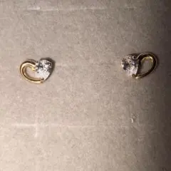 ツツミ ピアス K18 YG 石付き 4mm 大粒 - メルカリ