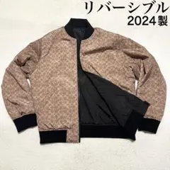 極美品　COACH コーチ　MA-1 シグネチャー　リバーシブル　2024aw