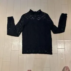 レース トップス 長袖