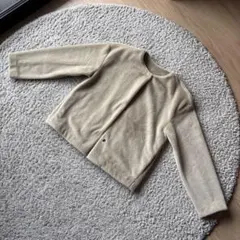 ユニクロ　ムートンコート　ベージュ　サイズM