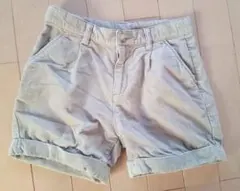 ユニクロ130ベージュキュロット120白ハーフパンツコーデュロイ女の子服無印ザラ
