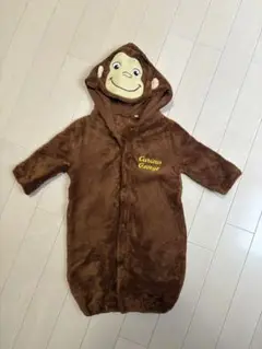 新品未使用⭐︎おさるのジョージ　ベビー2WAYオール50〜70