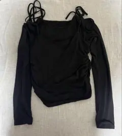 シーイン　FRIFUL ブラック 長袖 トップス