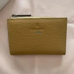 （美品！）ランバンキャメル二つ折り財布