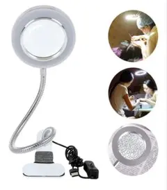 LED拡大鏡ライト クリップ式