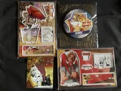 ヒロアカ　ホークス　名場面ジオラマフィギュア　缶バッジ　アテンションステッカー