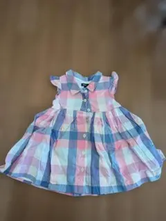 babyGap チェック柄ワンピース 80-90センチ
