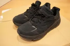 HOKA ONE ONE クリフトン スエード ブラック 27cm 美品