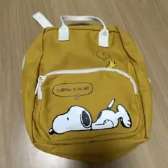 キッズ　リュックサック　イエロー　スヌーピーのサムネイル