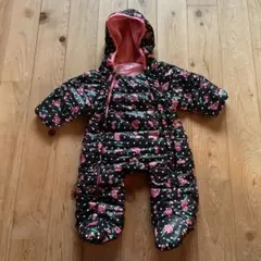 ストロベリー柄フード付きアウター 95cm未満