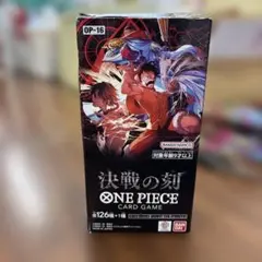 新品未開封(テープあり)】ワンピースカード 決戦の刻 1BOX - メルカリ