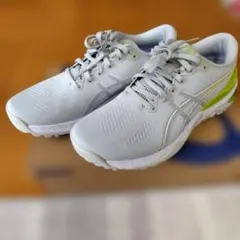 ASICS ゴルフシューズ ホワイト/グリーン