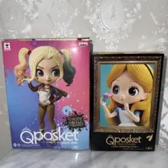 Qposket ハーレイ・クイン & アリスシンキングタイムフィギュア2点セット