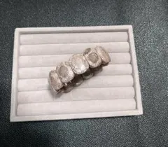 天然石フォッシルコーラル ハングルとネックレスセット