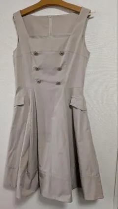 【FOXEY NEW YORK】ベージュ系　ワンピース　42サイズ