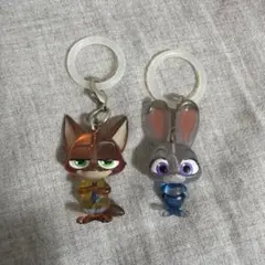 ニック・ワイルド＆ジュディ・ホップス ズートピア　めじるしチャーム第一弾