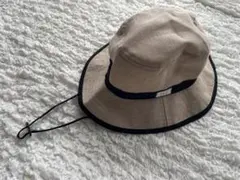【54cm】子ども用ハット ベージュ ブラックのサムネイル
