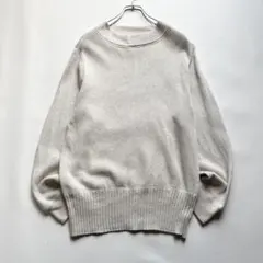 『MHL.』コットンリネン／プルオーバーニット／Mのサムネイル