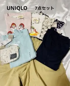 ユニクロ　春SALE♪ kids 160 新品　Tシャツ4点　パーカー他　7点