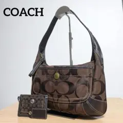 COACH 11290 キャンバス レザー ワンショルダーバッグ Y2K - メルカリ