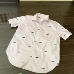 GAP 半袖シャツ　サメ柄　ピンク　140サイズ
