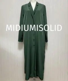 ミディウミソリッド　MIDIUMISOLID シャツワンピース　ロングガーデンのサムネイル