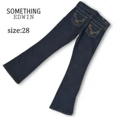 脚長効果❤ SOMETHING Vienus Jean ブーツカット デニム