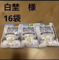 カンロ あの日夢見た雪グミ 16袋セットのサムネイル