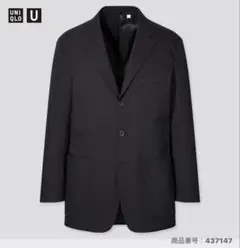 UNIQLO U ユニクロユー リラックスフィットテーラードジャケット 黒 M