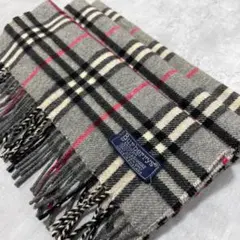 正規品 バーバリー ノバチェック マフラー カシミヤ100% - メルカリ