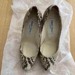 【送料込】最終価格★JIMMY CHOO リアルパイソン パンプス