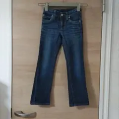 EDWIN　Something　キッズ ダークブルー デニムパンツ