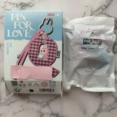 【正規品】ラブブ イニシャル チャーム PIN FOR LOVE「 O 」