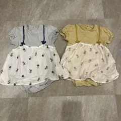 Hoppetta ベビー ロンパース 2枚セットのサムネイル