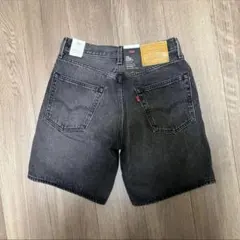 【新品・W28】Levi’s 468 デニムショーツ ブラックのサムネイル