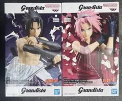 【2点セット】ナルトGrandista春野サクラ & うちはサスケ