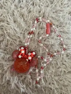 ディズニーリゾート ミニーちゃん 光るネックレス おもちゃ 今週までの出品です