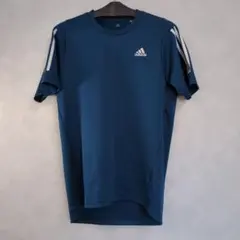 505-2-11 adidas Climalite ネイビー Tシャツ L