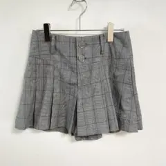 KISS ON THE GREEN スカパン 1 グレー チェック ゴルフウェア